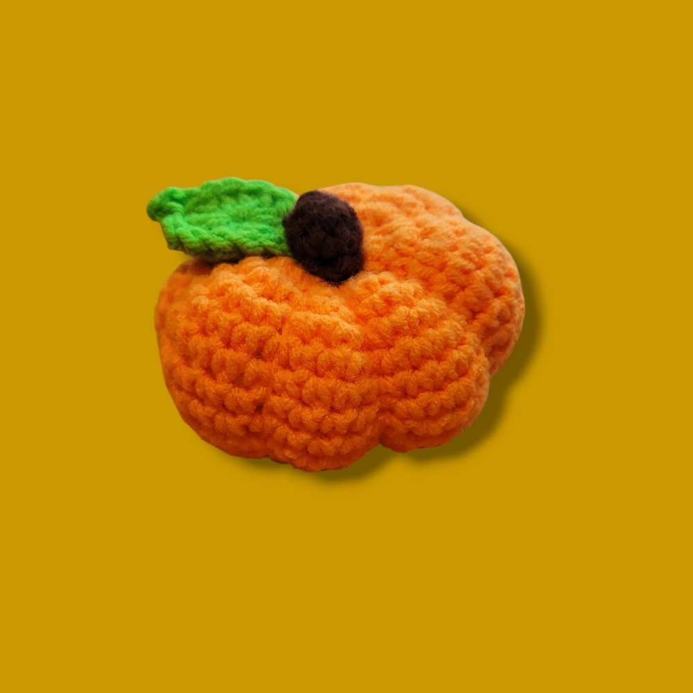 Crochet Small Pumpkin Halloween Thanksgiving Autumn